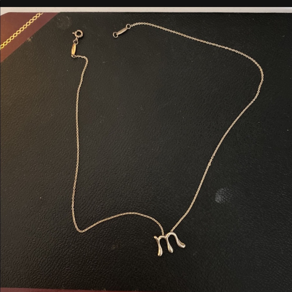 Tiffany initial necklace-M